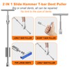 BESTGLOAL 135pcs Dent Puller Kit, Paintless Dent Removal Kit for