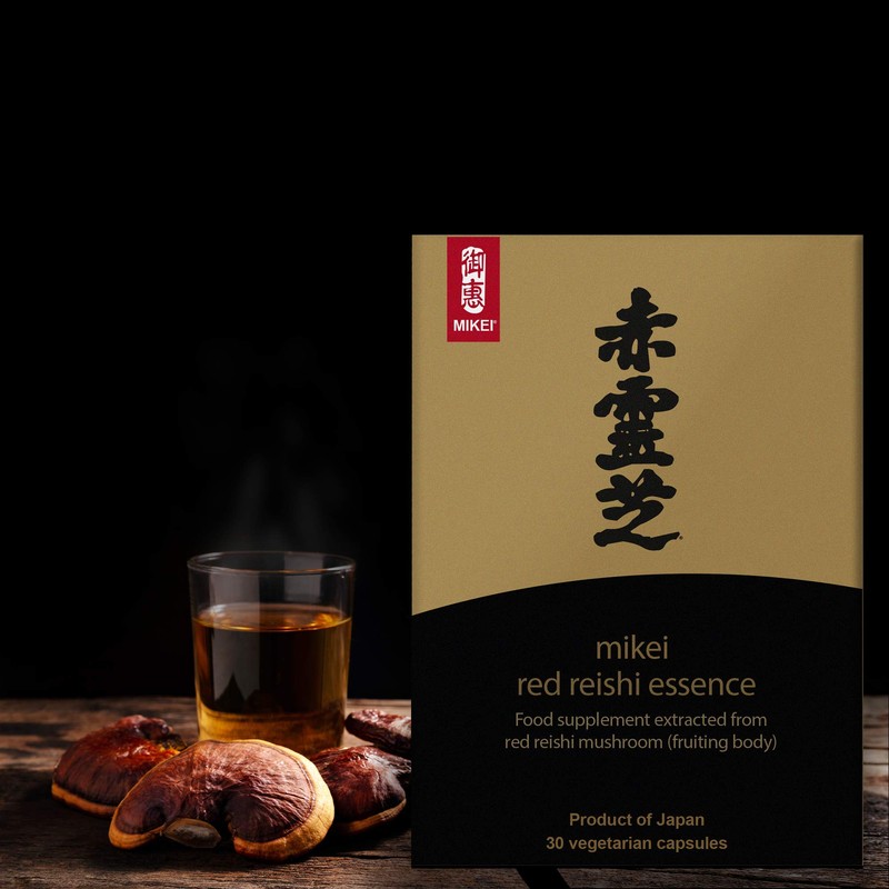Mikei 74627 Japanese Red Reishi Essence Food Supplement Extracted From
