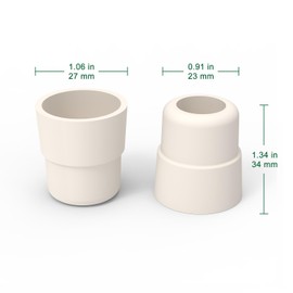 FunChem Rubber Stopper, 24# Durable Sleeve Type Rubber Septum Stopper Compatible for All Labware with 24/40 Outer Joint, 10 Packs