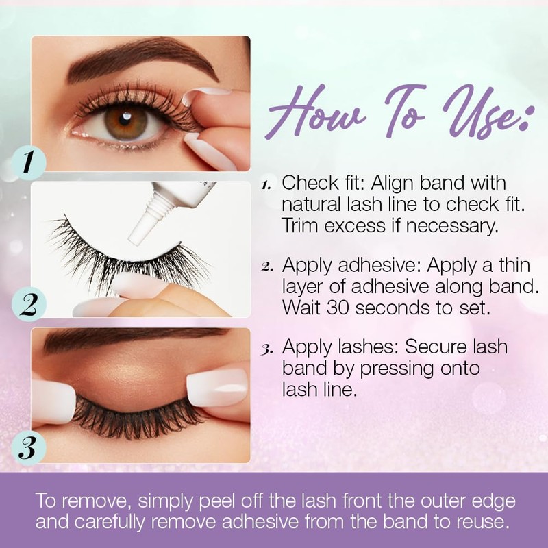 Ardell Winks Par'tay Lashes, Full Volume, 20mm Ultra-Long False Eyelashes,