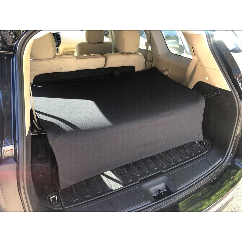 Rear Trunk Security Cargo Area Shade Cover Black for Nissan