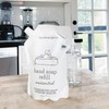 Hand Soap Refill Pouch and Glass Bottle Set - scent: