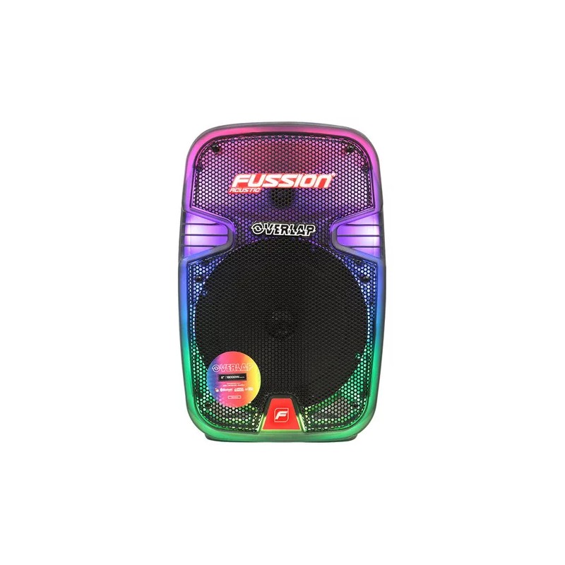 Fussion Acustic Bocina Fussion Pbs 8042 Portati Bluetooth Colors Overlap