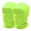 SHEVERCH 2 Pack Neon Green Ski Mask Balaclava Face Cover