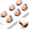 Miuffue 3 Pairs 2 Layers Eyelash Practice Eyelids for Mannequin
