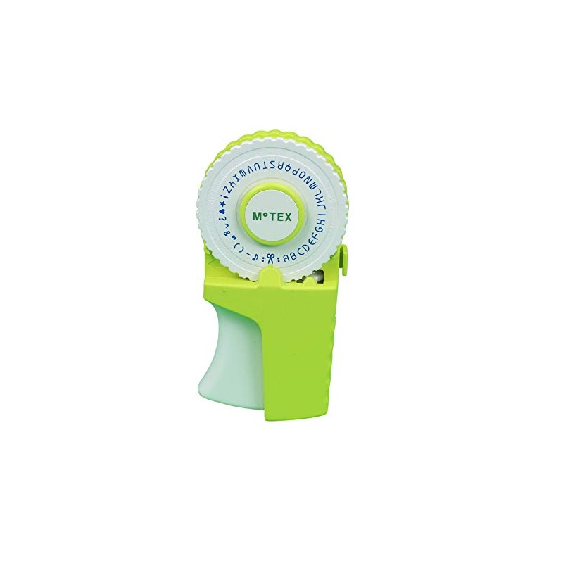 Motex E-303 GREEN Emoticon Embossing Label Maker
