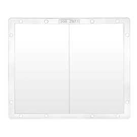 QWORK Magnification Welding Lens, 2.0 Cheater Lens, High Clarity 3.54" x 4.25" for Most Helmets, 2 Pcs