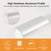 MOROBOR Finger Edge Pulls, 8pcs Hidden Drawer Pulls Modern Style
