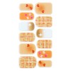 Nailholic Pressurized Nail Stickers 04 Explosive Orange 12 Sheets