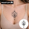 INKARTLINK Semi-Permanent Tattoos, Henna Party Tattoos for Women, Realistic Temporary