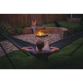 Grand Trunk | Hangout Hammock Stand | Black | Metal Outdoor Furniture | Portable