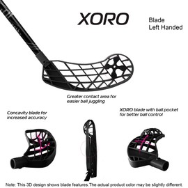 ACCUFLI Floorball Stick XORO Z80 (Black - Right Handed)