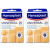 Hansaplast Universal Water Resistant Adhesive 2 Sets of 20 Mix