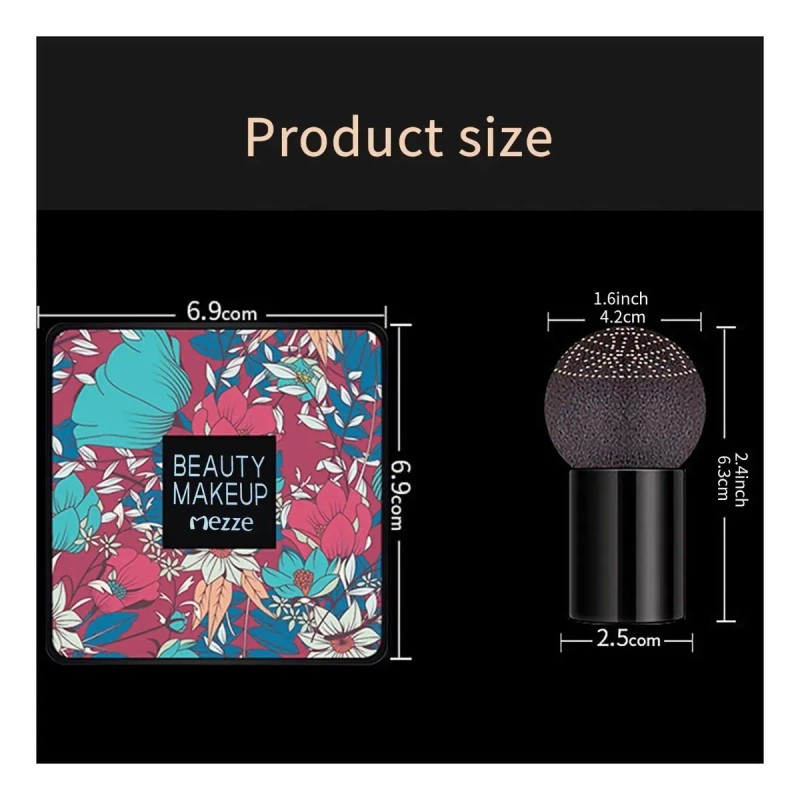 /-. Base De Maquillaje Bb Cream Con Esponja Y Estampado