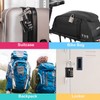ZHEGE TSA Suitcase Lock, Luggage Locks, 3 Digit Combination Lock,