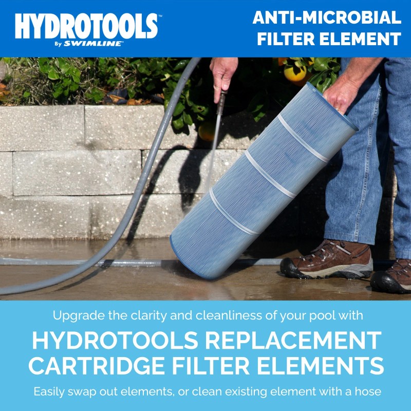 Swimline HYDROTOOLS Ultra Pool Replacement Cartridge Filter, 150 Sq. Ft.,