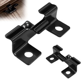 WPC Decking Clips: WPC Mounting Clips Stainless Steel for Mounting Decking (Black 7.5 mm) Pack of 100