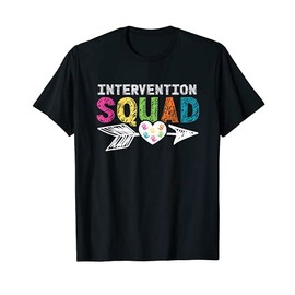 Cute Heart Hand Intervention Specialist Teacher Appreciation T-Shirt
