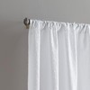 Peri Home White Curtains Light Filtering Textured Window Panels for
