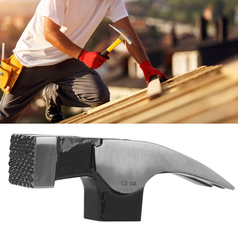 13oz Right Angle Double Fork Carpenter Claw Hammer Head Woodworking