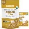 HANDPICK, Organic Ginger Tea Bags (100 Herbal Tea Bags), Caffeine
