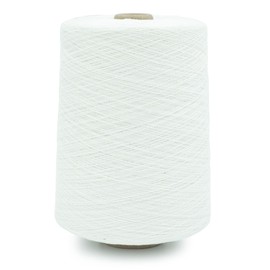 Linen 14, 100% Linen Yarn by Silk City Fibers for Weaving or Knitting, White