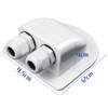 ILSSLI Solar Cable Entry Gland, Waterproof Solar Double Cable Connector