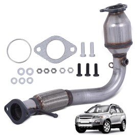 TOPAZ 16581 Catalytic Converter Flex Pipe Compatible with Chevy Equinox GMC Terrain 2010-2014 Chevy Captiva Sport 2012-2015 2.4L EPA Compliant 59521 50507 -(Not Fits PZEV)
