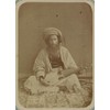 HistoricalFindings Photo: Pastimes, Central Asians. Musicians,Rubab Player 1860's