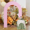 HAINARverS 7.2FT Wedding Open Arch Cover Spandex Fitted Stretchy Arch