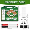 WISYOK Double-Sided Magnetic Baseball Lineup Board for Dugout, Includes 40