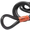 Burg-Wachter 12MMX1.2M BRAID STEEL CABLE 121C, Black, 12mm x 1.2M