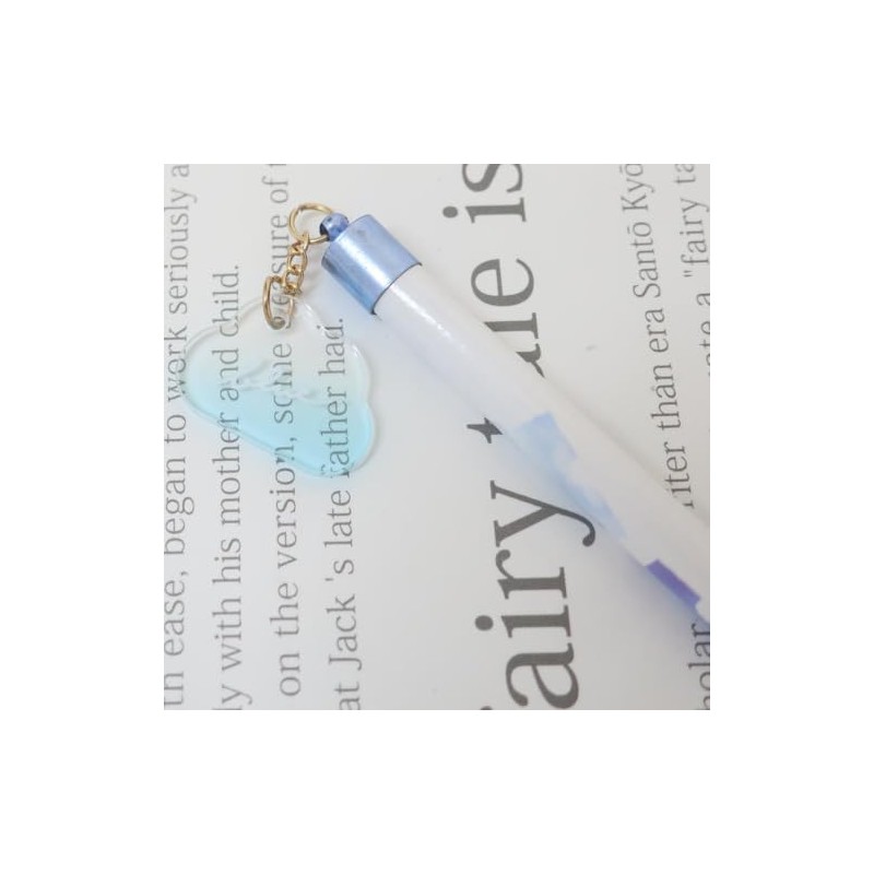 Solairo Time Pencil with Acrylic Charm 2B Round Shaft Cosmic