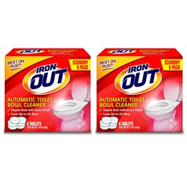 IRON OUT Automatic Toilet Bowl Cleaner Tablets, 12 Tablets