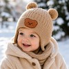 Baby Bear Ear Winter Hat for Kids – Soft Knitted