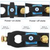 2Pcs Battery Disconnect Switchs, 12V/24V Battery Shut Off Switch, High