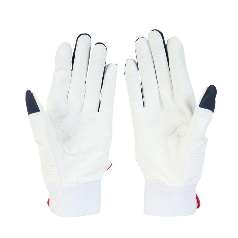 UA Clean Up Batting Gloves 6001310 (410) Midnight Navy, White,
