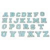 26 Pcs Iron On Letters A to Z Blue Letters
