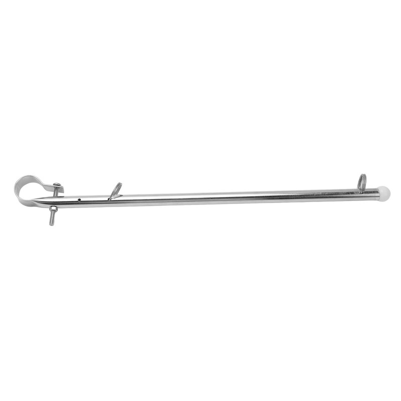 Boat Flag Pole Beautiful Practical Polishing Stainless Steel Rail Mount
