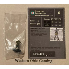 Wizards of the Coast Axis & Allies Miniatures Stalwart Lieutenant #39/45 NEW A&A Mini Contested Skies