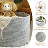 KAKAMAY Large Blanket Basket (20"x13"),Woven Baskets for storage Baby Laundry