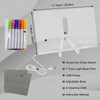 GraduationMall Acrylic Dry Erase Board with Light 11.8 X 7.9