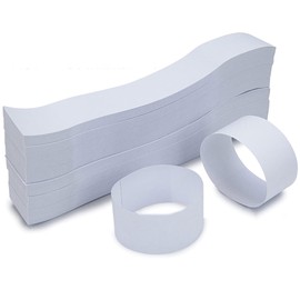 200 Blank White Banknotes Bands for Cash Bill Wrappers 192x29mm Banknote Paper Currency Straps Cash Organiser for Banks Shops Offices