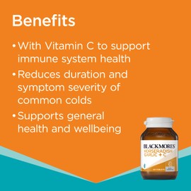 Blackmores Horseradish Garlic + C - 90 Tablets