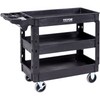 Utility Service Cart, Ergonomic Storage Handle for Warehouse/Gara - One-way
