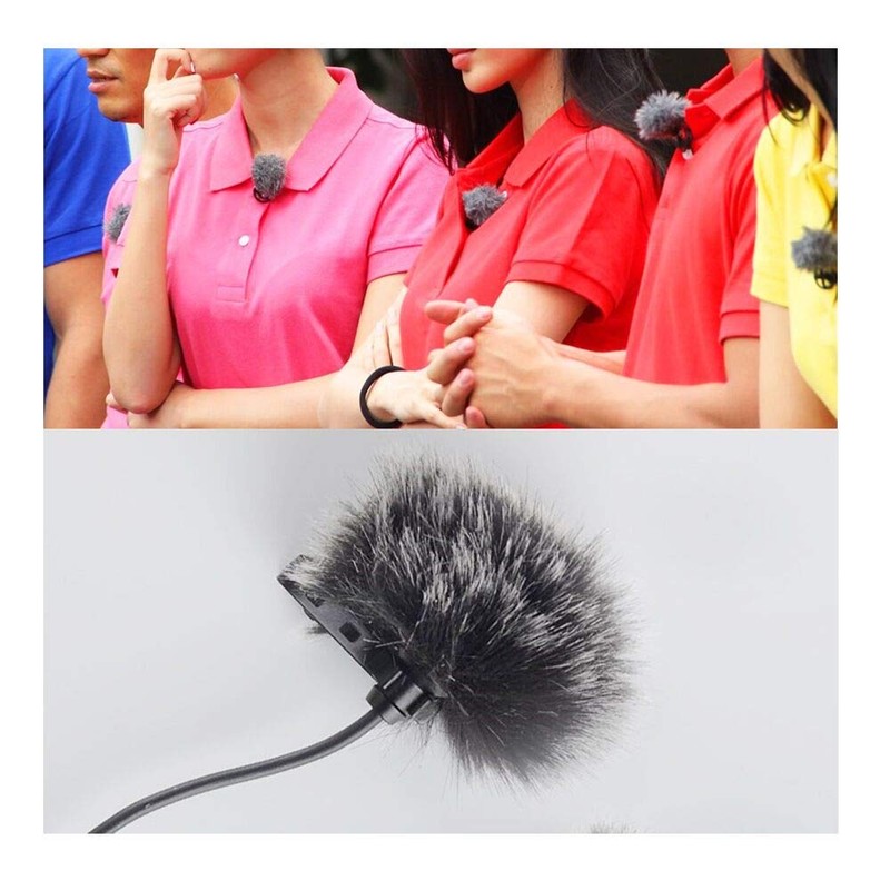 Lavalier Wind Muff 2 Pack Lapel Microphone Wind Muff 0.2/0.4