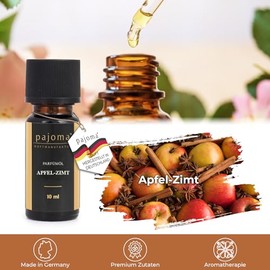 pajoma pajoma Duft?l 10 ml, Apfel-Zimt - Golden Line | feinste Parfm?le fr Aromatherapie/Duftlampe | Premium Qualit?t