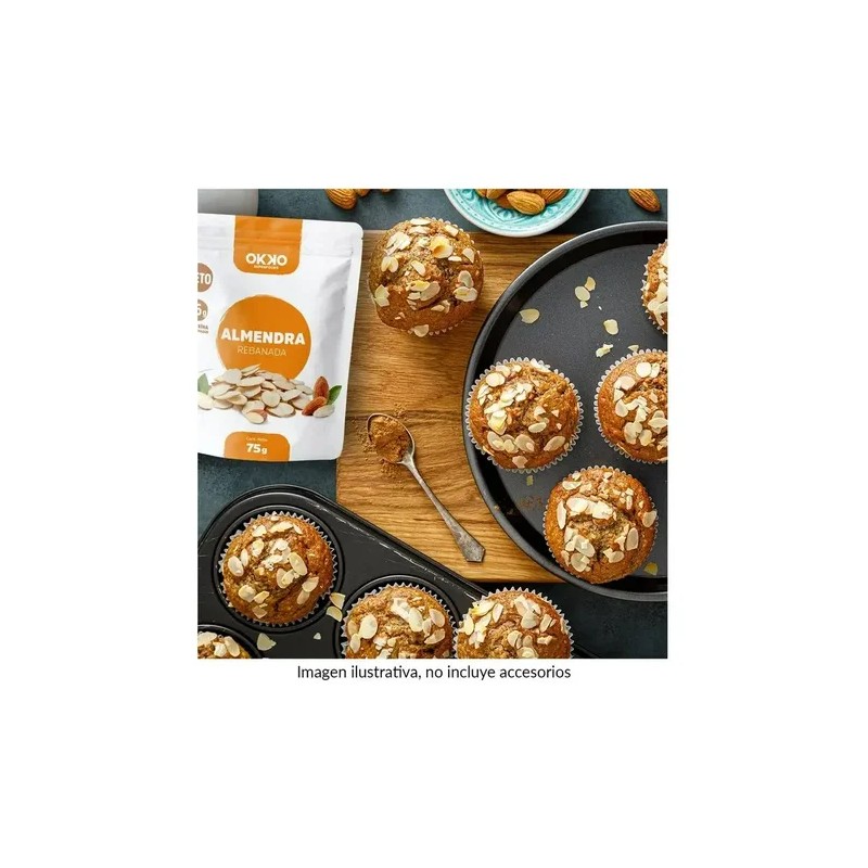 Almendra Rebanada 75 Gr Snack Keto Okko