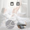Erwin Müller Bed Linen Flannel Grey/Silver/Orange Size 155 x 200