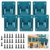 6Packs Tool Holders Tool Support for Makita 18V Drill Mount